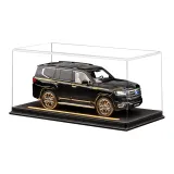 Тойота Лэнд Крузер [Черный] + Кожаный черный чехол от пыли