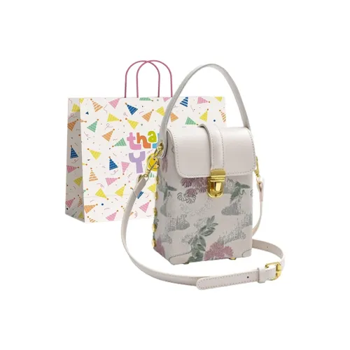 Three Ducklings ПУ (полиуретан) Одно плечо Сумка Стандартная Женская Экрю Серебристый Черный Фиолетовый