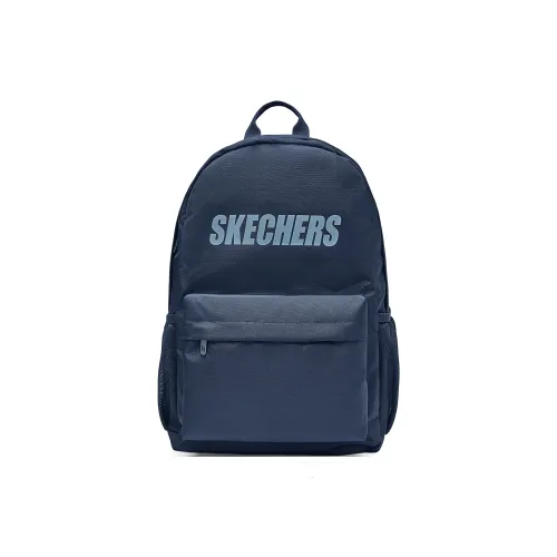 Skechers Ткань Рюкзак Стандартный Унисекс Темно-синий