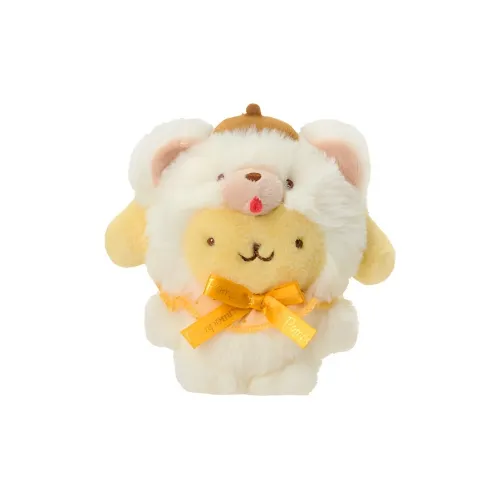 Санрио Pochacco Cinnamoroll Pompompurin FLUFFY Куклы Плюшевый Брелок 9 см Рекомендуемая Высота