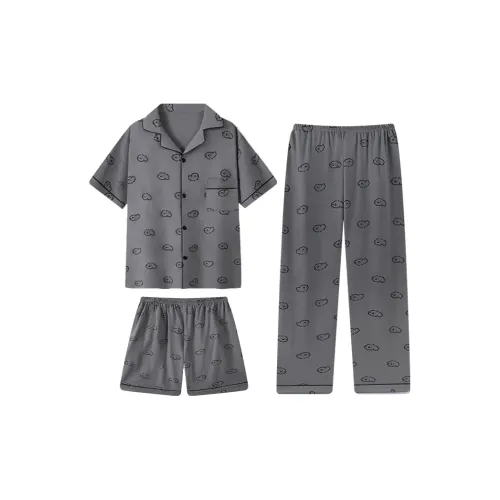 OXO OVERLOAD Кудрявый Щенок Мужской Трехкомпонентный Набор Мужские Пижамные Комплекты