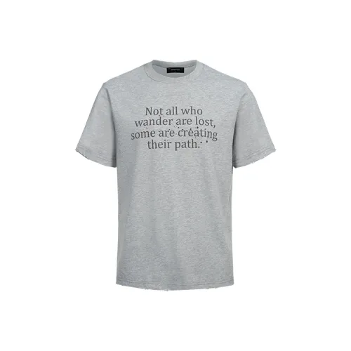 TERRA INCOGNITA Вересковый серый Унисекс T Рубашки