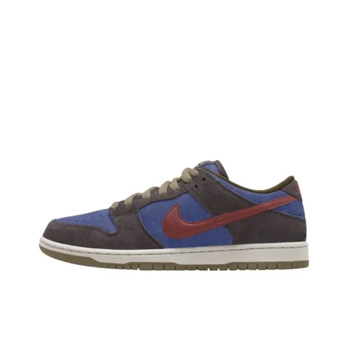 Nike SB Slip Resistant Abrasion Resistant Low Top Скейтборд Кроссовки Унисекс Барочный Коричневый