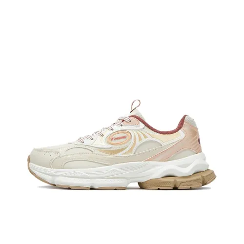 361° Sports Life Collection Устойчивый к истиранию Отводящий влагу Низкий Топ Casual Женский Бежевый Розовый