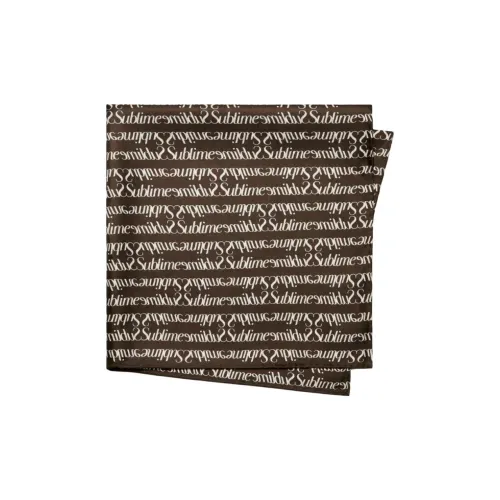 TORY BURCH Шелковые шарфы Женские Шоколад