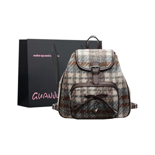 Champion Cub Ткань Рюкзак Женские Синий Клетка Зеленый Клетка Темно-Синий Клетка