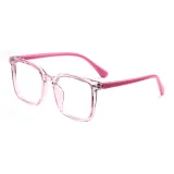 Прозрачно-розовая рамка с розовыми ногами [7365-C4]