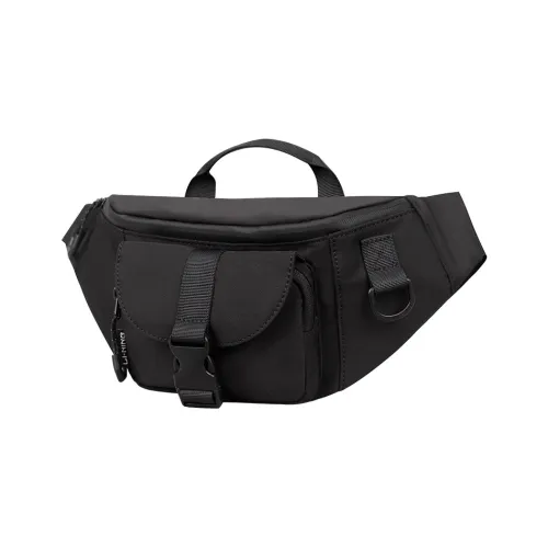 Подкладка полиэстер Сумки на пояс черный Унисекс