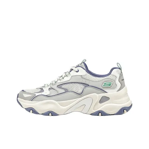 Skechers D'LITES 5,0 Устойчивый к истиранию Низкий Топ Повседневная обувь Мужская Бежево-Серый