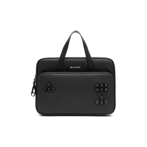 LEZENER Оксфорд Технология Нано Покрытая Ткань Сумка для Ноутбука Унисекс Черный Абрикос
