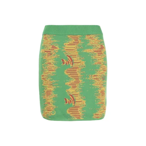 Ahluwalia Повседневные короткие юбки Женские Зеленый