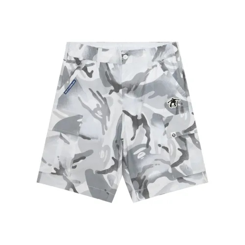 AAPE WHZ Белые Мужские Повседневные Шорты