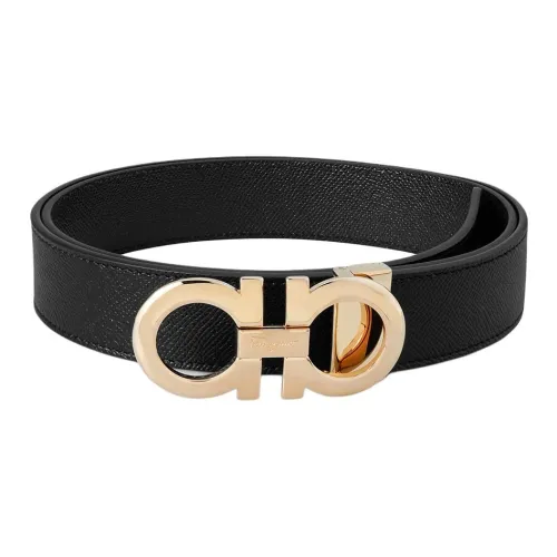 Ferragamo Ремни из коровьей кожи мужские ширина 3,5 см