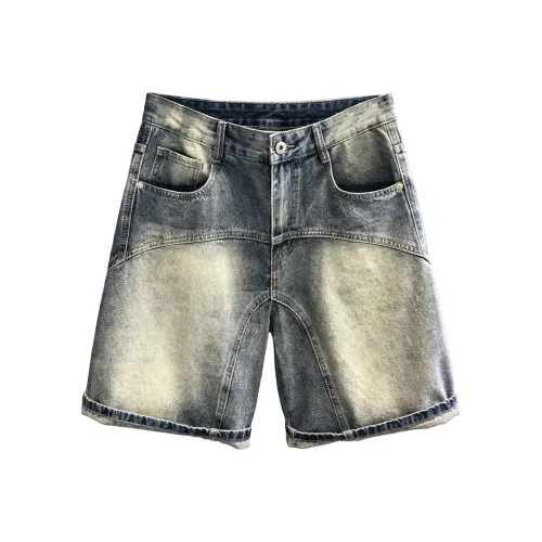 YGQPZHZ Светло-синие мужские джинсовые шорты