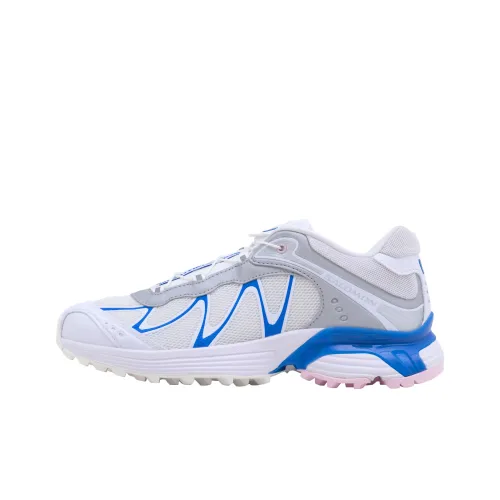 SALOMON XT WHISPER Амортизация Покрытие Поддержка Низкий Топ Беговые кроссовки Унисекс Белый Синий