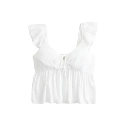 Hollister Белые Женские Футболки