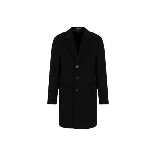 EMPORIO ARMANI FW22 Пальто Мужское Черное