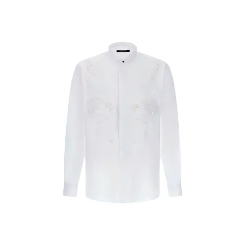 Roberto Cavalli SS24 Рубашка Мужская Белая