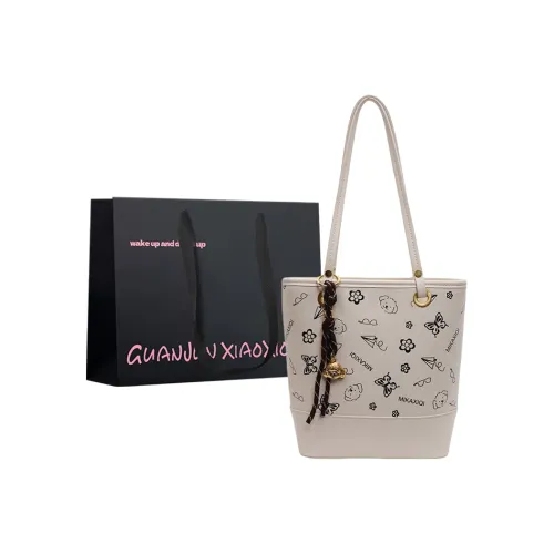 Champion Cub ПУ (полиуретан) Ведрообразная сумка Сумка через плечо Женская Экрю Хаки Розовый Черный