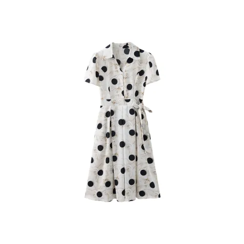 KAIMUSHI Короткий рукав Платье Женское