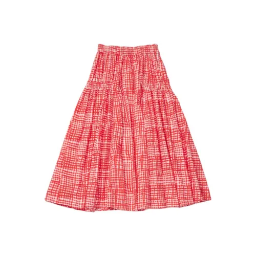 Toogood Red Женские Повседневные Длинные Юбки