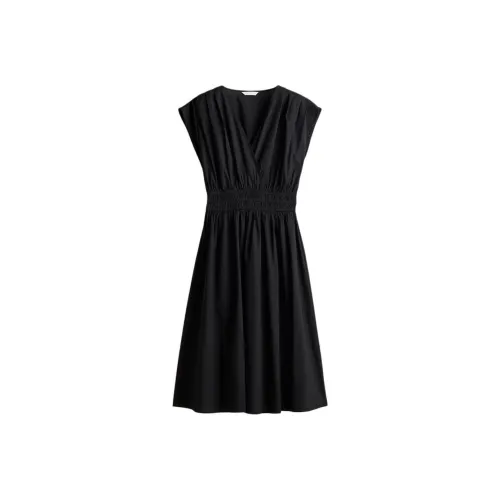H&M Черные Женские Платья без рукавов