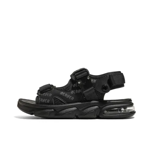RENBEN Пляжные сандалии Мужские Черные