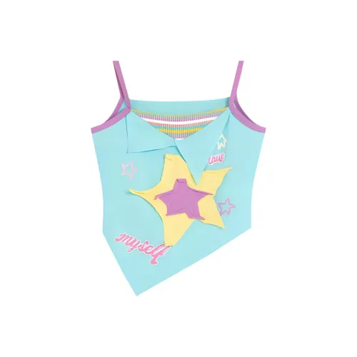 VKXOW Зеленые Женские Камисоли