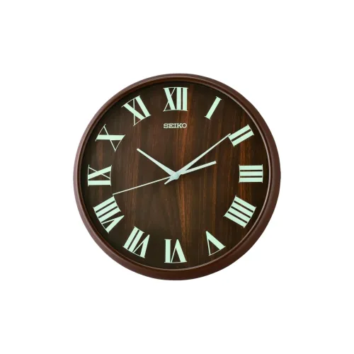 SEIKO Кварцевый механизм пластиковый корпус стена часы унисекс кофе