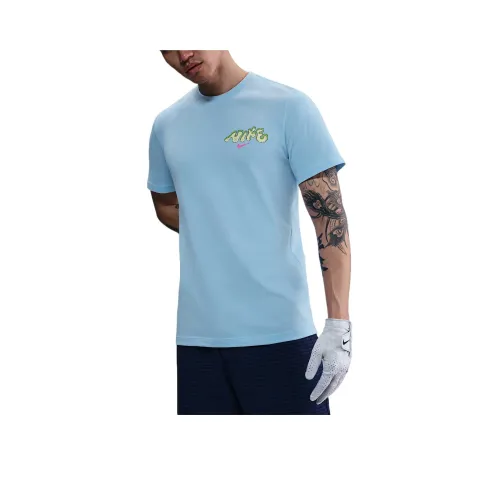 Nike Синий 422 Мужская T-рубашка