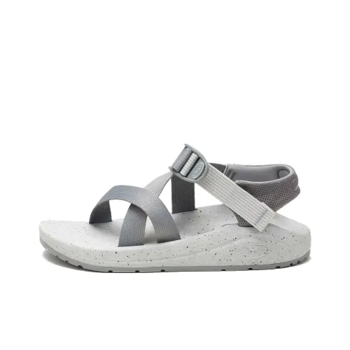 Chaco CushZ Пляжные сандалии Мужские Серебристо-серые