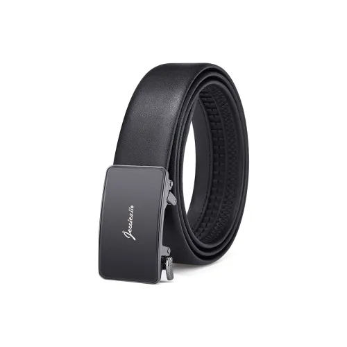 Jeccieziio Ремни из коровьей кожи Мужские Металлические Ширина 3,5 см