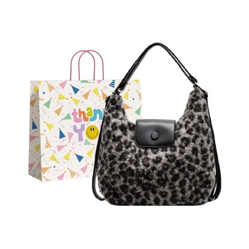 Three Ducklings ПУ (полиуретан) Сумка через плечо Женская Серый Леопард с принтом Чистый Серый Камуфляж Леопард с принтом Коричневый Леопард с принтом