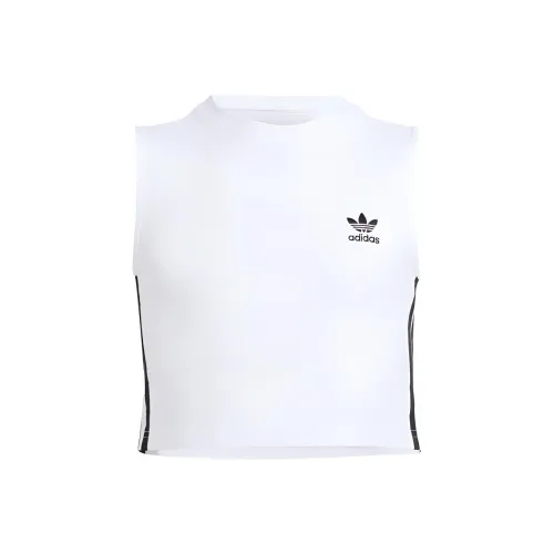 Adidas Originals Топ без рукавов Белый Детский