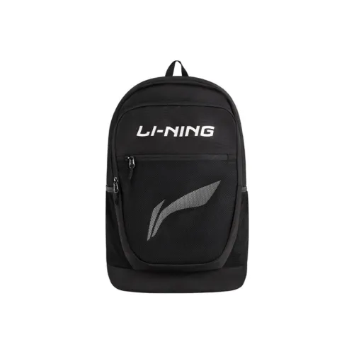 LINING YOUNG Полиэстер Kids Сумка Стандартная Черная с Белым Логотипом