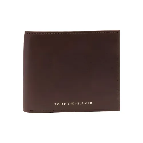 Tommy Hilfiger Телячья кожа Кошелек Стандартный Мужской Cedar Brown