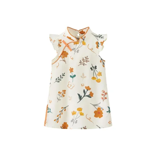 TongTai Платье Апельсин Children Возраст 3-7 лет