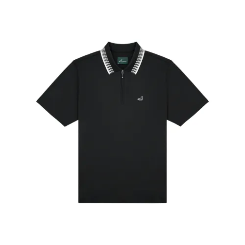 AIME LEON DORE Golf Series Черное унисекс поло