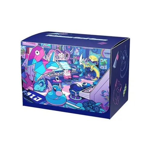 POKEMON Night Arcade Коллекция 3D Электрический Дракон IP Аниме Карточки Целая коробка