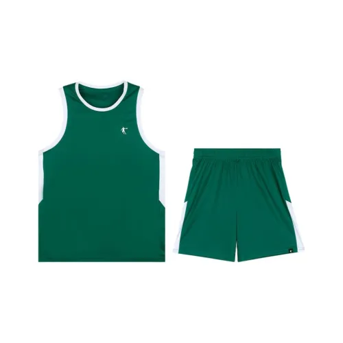 QIAODAN Баскетбольный костюм мужской зимний зеленый Jordan белый