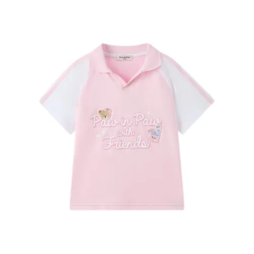 PAW IN PAW T-рубашка розовая для детей 3-7 лет