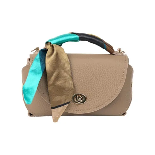 THCN Кожа Сумка Стандартная Женская Хаки