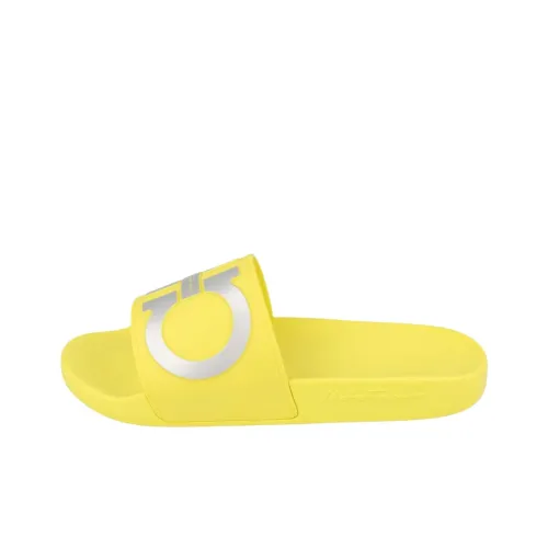 FERRAGAMO GANCINI Rubber Slide Тапочки Мужские Желтые