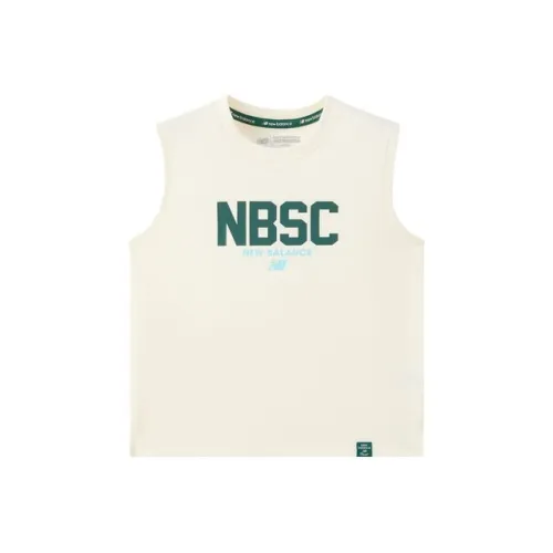 New Balance совместный бренд Майка NBSC Слоновая кость для детей 3-7 лет