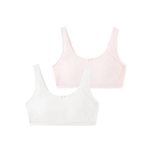 Montagut Развитие Трусы Подростки 2 упаковки Вишневый цветок Розовый + Экрю 2 упаковки