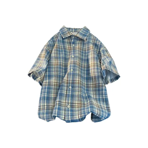 Pirkadat Синяя клетка Унисекс Рубашки