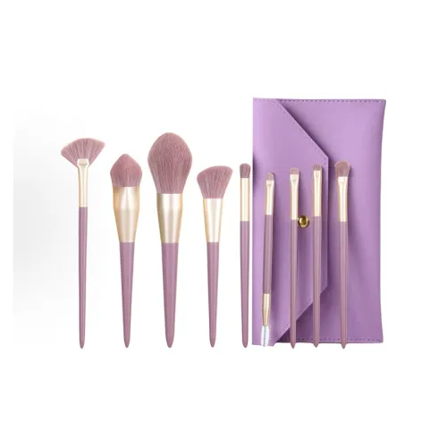 Future Maple Маленький Фиолетовый Сладкий Картофель Мягкий Набор Кистей для Макияжа из Мягкой и Дружественной к Коже 9 шт