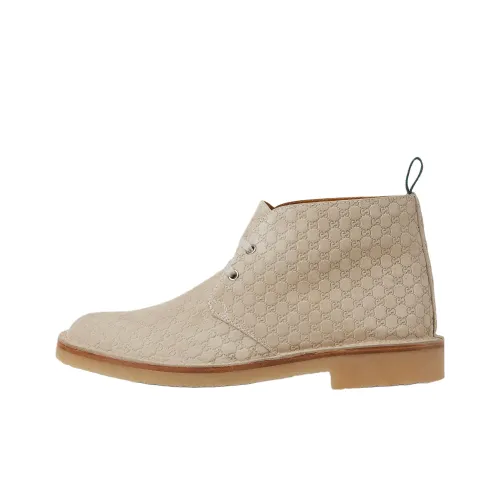 GUCCI Web Ботильоны Овсяный Мужской