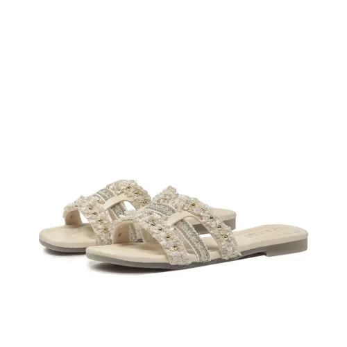 SHUMO Slip-resistant Abrasion-resistant Слипоны Женские Экрю