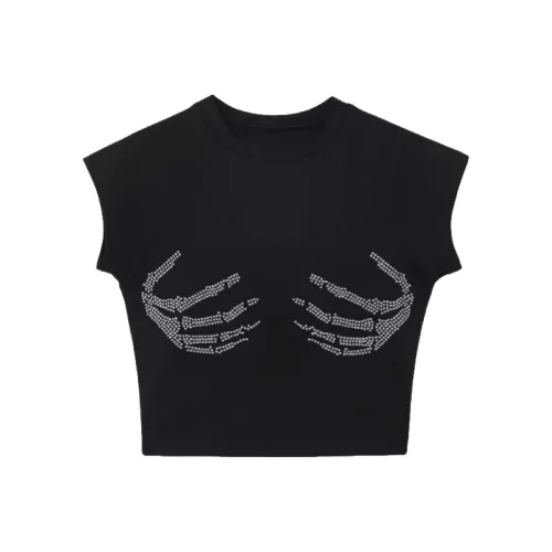 MIMOSA CHUR Черные Женские Футболки